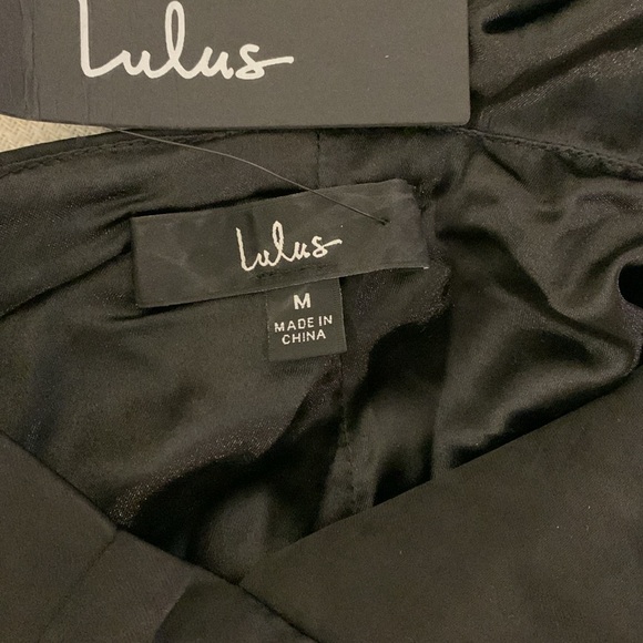 Lulus black silk jumpsuit in size Medium - Picture 8 of 9